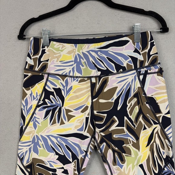 Sweaty Betty Leggings Womens Medium Colorful Power 7/8 Pocket Yoga Running - Picture 2 of 15